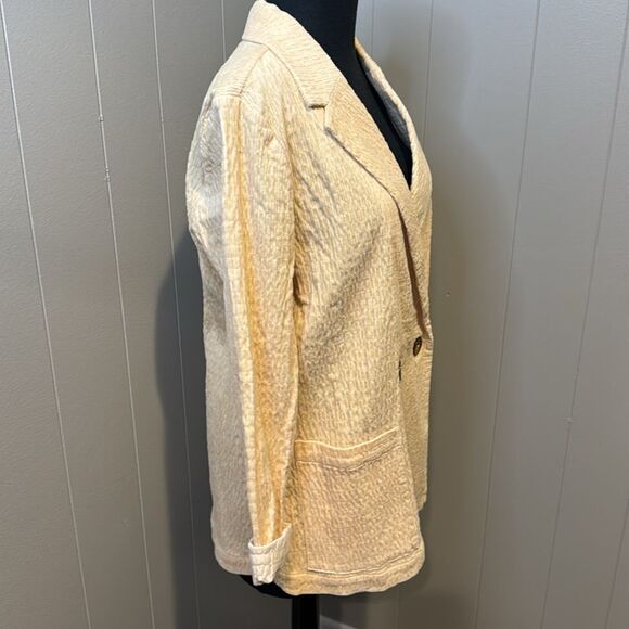 Daniel Rainn (Anthropologie) crinkle velour/corduroy double breasted jacket. Med - Picture 7 of 10